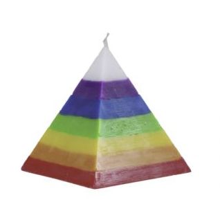 Figura Pirámide Siete Colores Grande 13x11cm